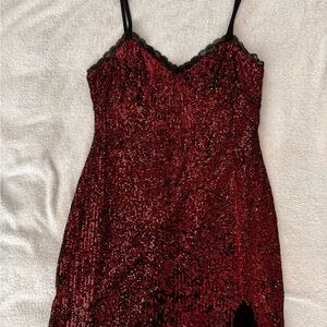 Wild Fable Red Sequin Dress